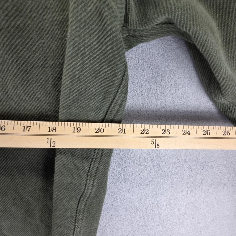 Patagonia Shirt Mens Medium Green Fjord Loft Thick Flannel Outdoor Heavy - Picture 3 of 8